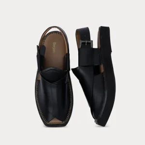 Kaptaan Chappal – Black Premium