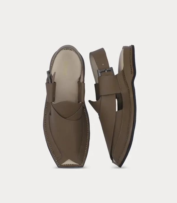 Peshawari chappal-BROWN