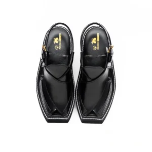 Kaptaan Chappal – Iconic Black