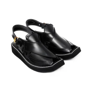 Kaptaan Chappal – Iconic Black