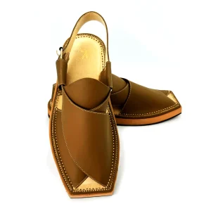 Kaptaan Chappal – Light Brown