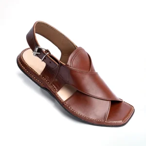 Kohati Chappal Genuine Leather – Brown