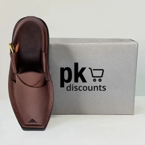 Kaptaan Chappal with Brown Doted