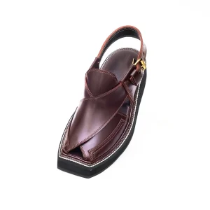 Kaptaan Chappal-Iconic Brown