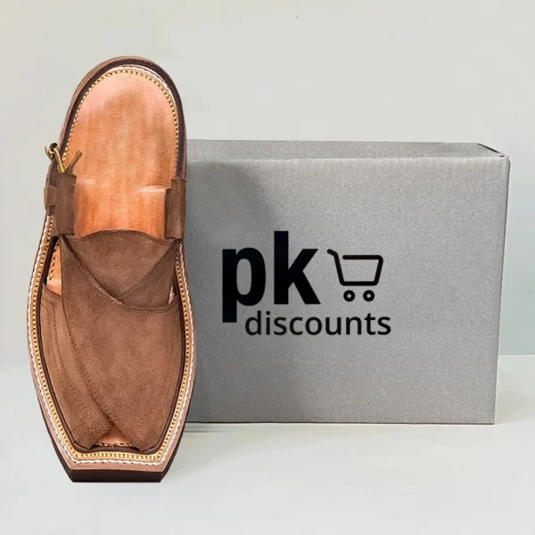 Brown Suede Kaptaan Chappal