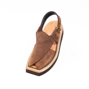 Kaptaan Chappal-Brown Suede