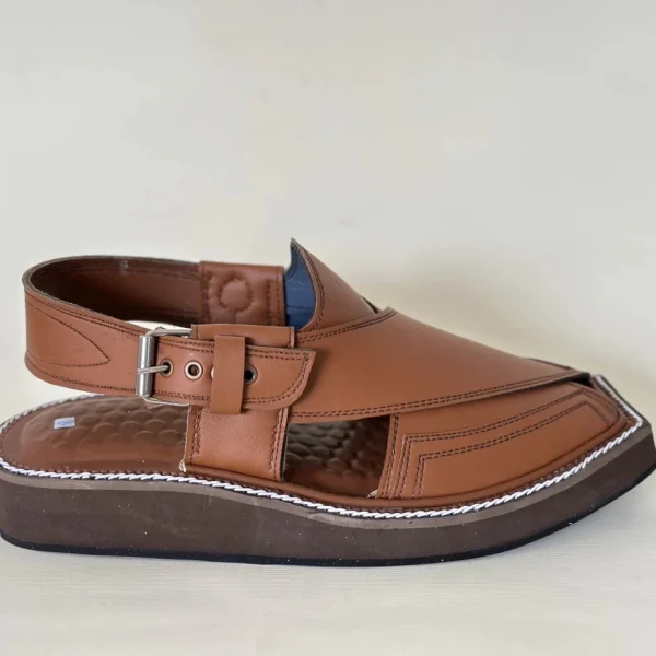 Matte Mustard Brown Kaptaan Chappal