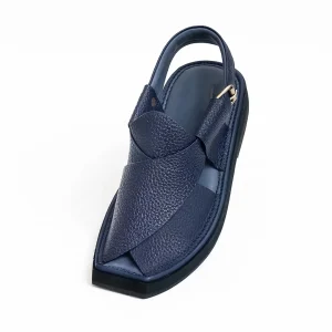 Kaptaan Chappal Blue Doted