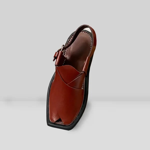 Brown Machiney Sole Chappal