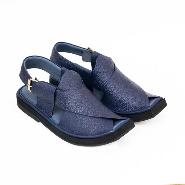 Kaptaan Chappal Blue Doted
