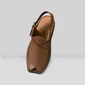 Peshawari Chappal-Light Grey