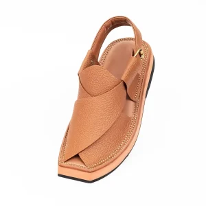 Kaptaan Chappal with Mustard Doted